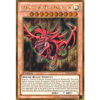 Yu-gi-oh! - Slifer The Sky Dragon (PGLD -EN032) - Premium Gold - 1. udgave - Gold Secret Rare