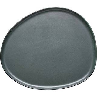 RAW Organic middagstallerken 29x25 cm, northern green
