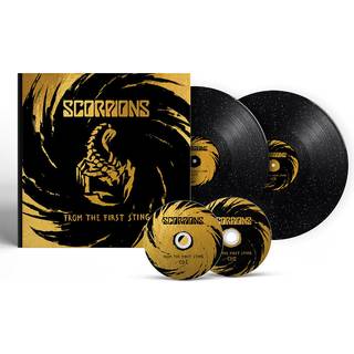 Scorpions - From The First Sting (60th Anniversary) (Limited Edition) (Deluxe Edition) (Black & Silver Sparkling Colour) (2 LP + 2 CD)