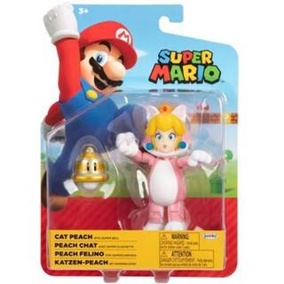 World of Nintendo Super Mario Cat Peach 4 tommer skala 41175