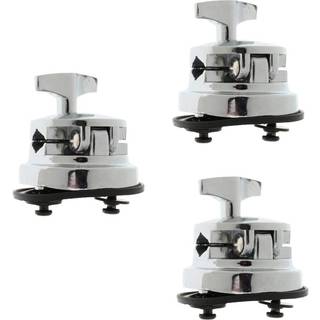 BAOSITY 3 PCS DRUM HOLDER BADE PLATE RACK CLAMP Tom Drum Mount Bracket til Tom Drum Musical Instrument Tilbeh?r