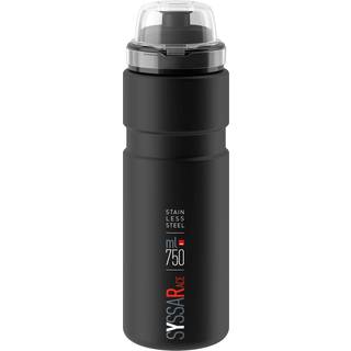 Elite Syssa Race drikkeflaske i rustfrit stål sort 750 ml - Farve Sort