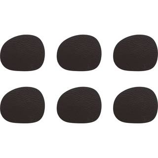 RAW - coaster recycled leather brun 6 pak