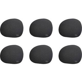 RAW Silicone - coaster sort 6 stk pakke