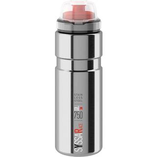 Elite Syssa Race drikkeflaske i rustfrit stål sort 750 ml - Farve Sølv
