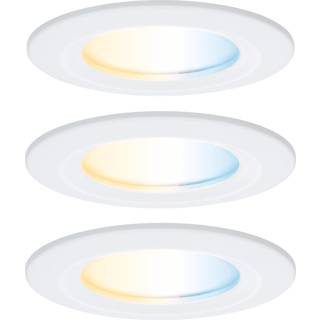 Paulmann - Nova Coin Smart indbygningslampe hvid Ø 7,8 cm CCT 3-pak