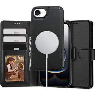 iPhone 16e Tech-Protect 2-i-1 pungetui - Magsafe-kompatibel - sort