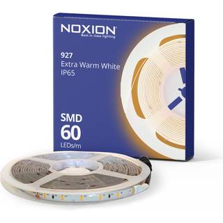 Noxion LED Strip Naga 5 Meter 24V - 60LEDs/m - 4.8W/m - 927 Ekstra Varm Hvid | 8mm - IP65 - Bedste Farvegengivelse - SMD2835