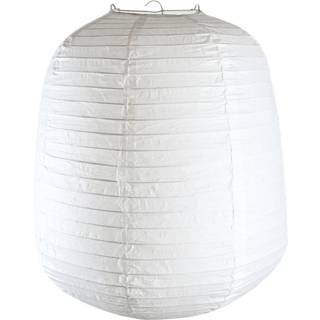 Rispapirlampe hvid Ø.30 cm