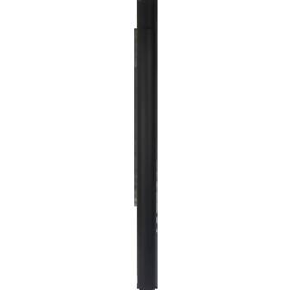 Lygtepæls mast 1 meter forlænger stykke, Ø60mm - Sort