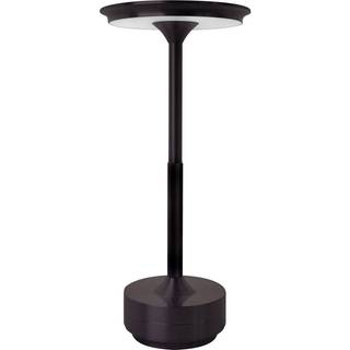 Armaturhantverk Svampen sort portable bordlampe