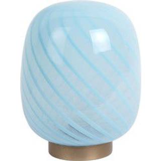 Leitmotiv Summer Globe bordlampe 15,6x20cm glas blå
