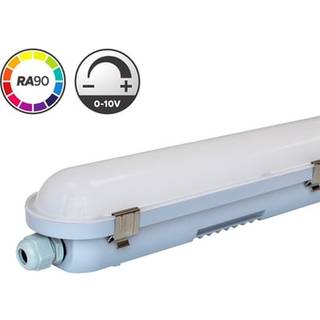 120 cm 0-10V armatur HiCRI - RA90, 40W, gennemfortrådet, IP65 - Dæmpbar : 0-10V dæmpbar, Kulør : Kold