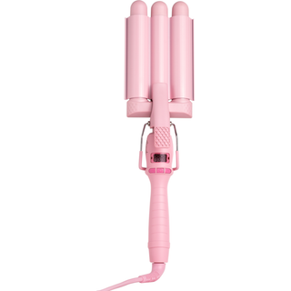 Mermade Mini Waver 25 mm Tredobbelt krøllejern til Hår Pink 1 stk. - 1 stk.