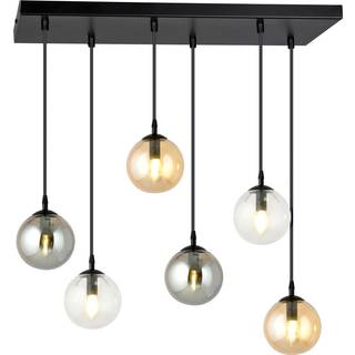 Cosmo 6 Sort MIX1 pendellampe - Ø14 cm, E14, 230V, uden lyskilde
