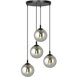 Cosmo 4 Sort Premium Grafit pendellampe - Ø14 cm, E14, 230V, uden lyskilde
