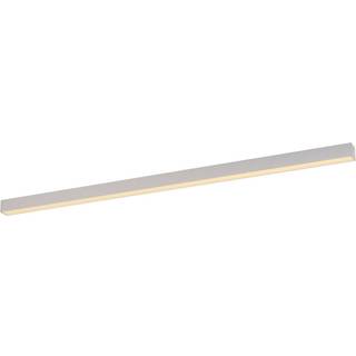 PURE LED loftslampe Lines, dæmpbar, Hvid/opal, Stue/spisestue, Aluminium, Moderne