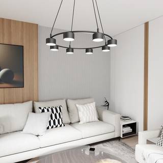 Starlit 8 Sort pendellampe - GX53, 230V, uden lyskilde