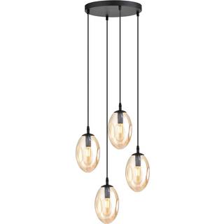 Astral 4 Sort Premium Rav pendellampe - Ø12 cm, E14, 230V, uden lyskilde