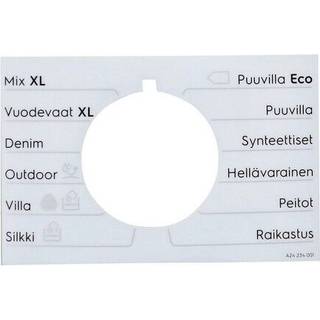 Electrolux programplade, knap, klæbestof, FI 140242340010