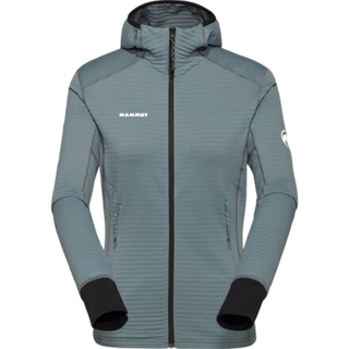 Mammut Women's Taiss Light Midlayer Hooded Jacket Fleecejakke Damer størrelse M farve grå