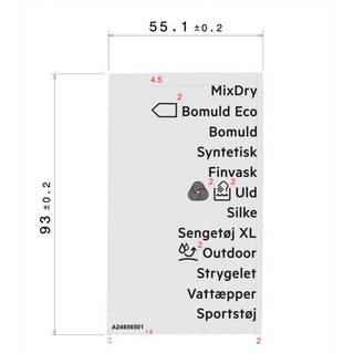 Electrolux programplade, klæbestof, DA 140248565016