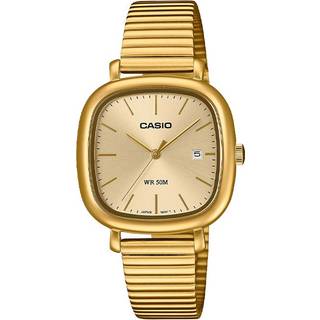 Casio LTP-B166G-9AVEF Damen-Armbanduhr Edelstahl Vergoldet