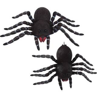 Schwarze Tarantel aus Latex 45cm