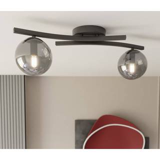 Opus 2 Sort/Grafit loftslampe - Ø15 cm, E14, 230V, uden lyskilde