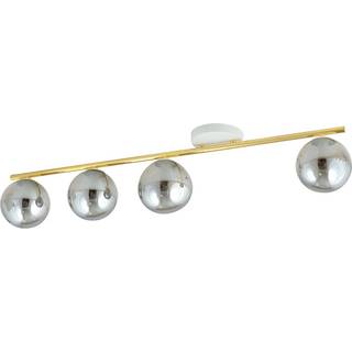 Monza 4 Hvid/Grafit loftslampe - Ø14 cm, E14, 230V, uden lyskilde