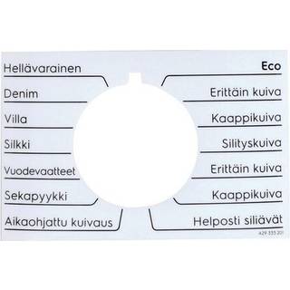 Electrolux programplade, knap, klæbestof, FI 140293332015