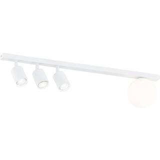 Baster 4 Hvid loftslampe - Ø14 cm, GU10 & E14, 230V, uden lyskilde