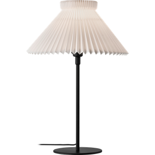 LE KLINT MODEL 334 SORT MED HVID PAPIR SKÆRM BORDLAMPE