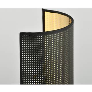 Aston K1 Sort/Guld væglampe - Ø18 cm, E14, 230V, uden lyskilde