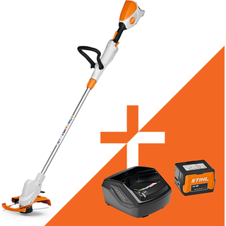 STIHL FSA 50 Græstrimmer - Med batteri og lader - Buskrydder og Trimmer