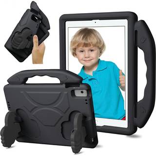 iPad 9.7" (2018 / 2017) / Air 2 / Air - EIDERWOOD Børne Cover m. Thumb Kickstand - Sort