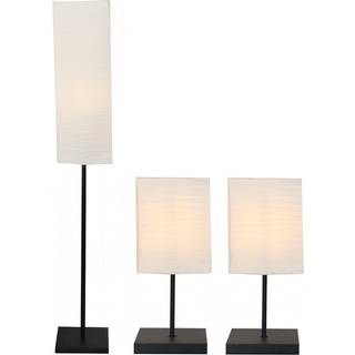 Gulvlampe Home ESPRIT Brun (3 Dele)