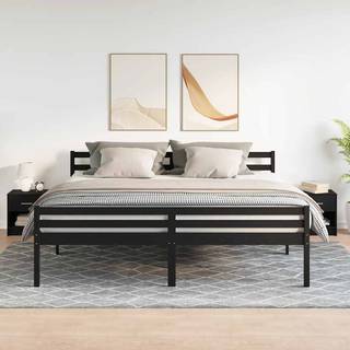 Sengeborde Med Skuffe 39X28X41 Cm - 2 / Sort