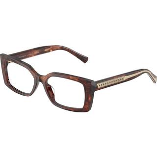 Tiffany Kvinde TF2269U 8421 Optiske stel Acetat Brun Transparent Firkantet Normal
