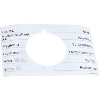 Electrolux programplade, knap, klæbestof, FI 140291394017