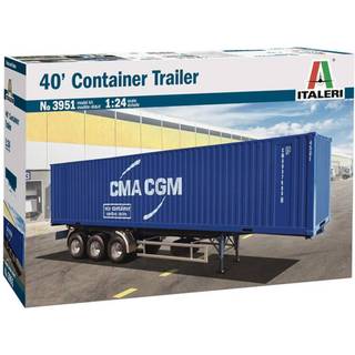 Italeri, 40' Container Trailer, 1:24 [Levering: 1-2 dage]