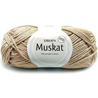 Drops Muskat garn - Lys muldvarp