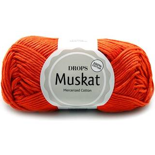 Drops Muskat garn - Mørk orange