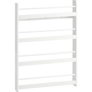 SoBuy væghængt bogreol til børn, 80x118 cm, hvid