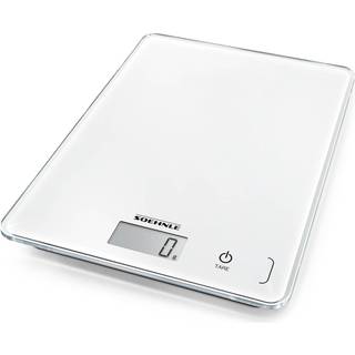 Page Compact 300 Køkkenvægt fra Soehnle - Hvid farve - Glas