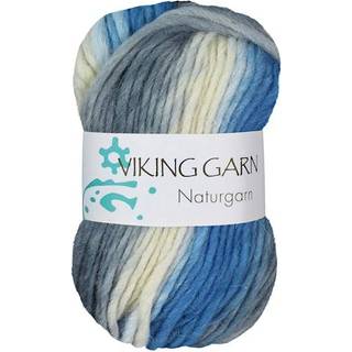 Viking Naturgarn 621 Multi grå/blå Indhold: 100% Uld Vægt/længde: 50 g = ca. 50 meter Anbefalede pinde: 7.00 mm Strikkefasthed: 10 x 10 cm = 12 m Håndvask, tørres fladt.