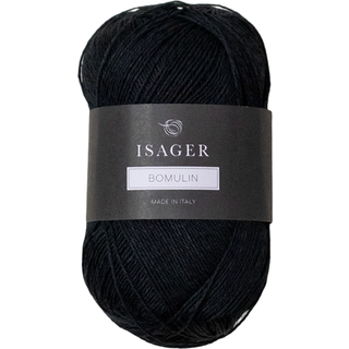 Isager Bomulin - Sort 30 - 7621