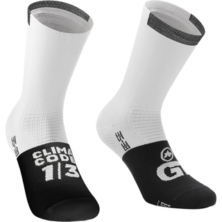 Assos GT C2 cykelstrømper hvid - Strømpe str. 35-38