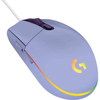 Logitech G203 LIGHTSYNC - Lilac - Gaming Mus - Optisk - 6 knapper - Lilla med RGB
