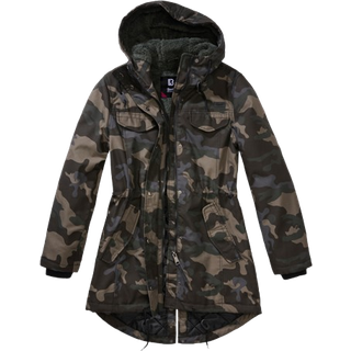 Brandit Dame Marsh Lake Parka Jakke Dark Camo